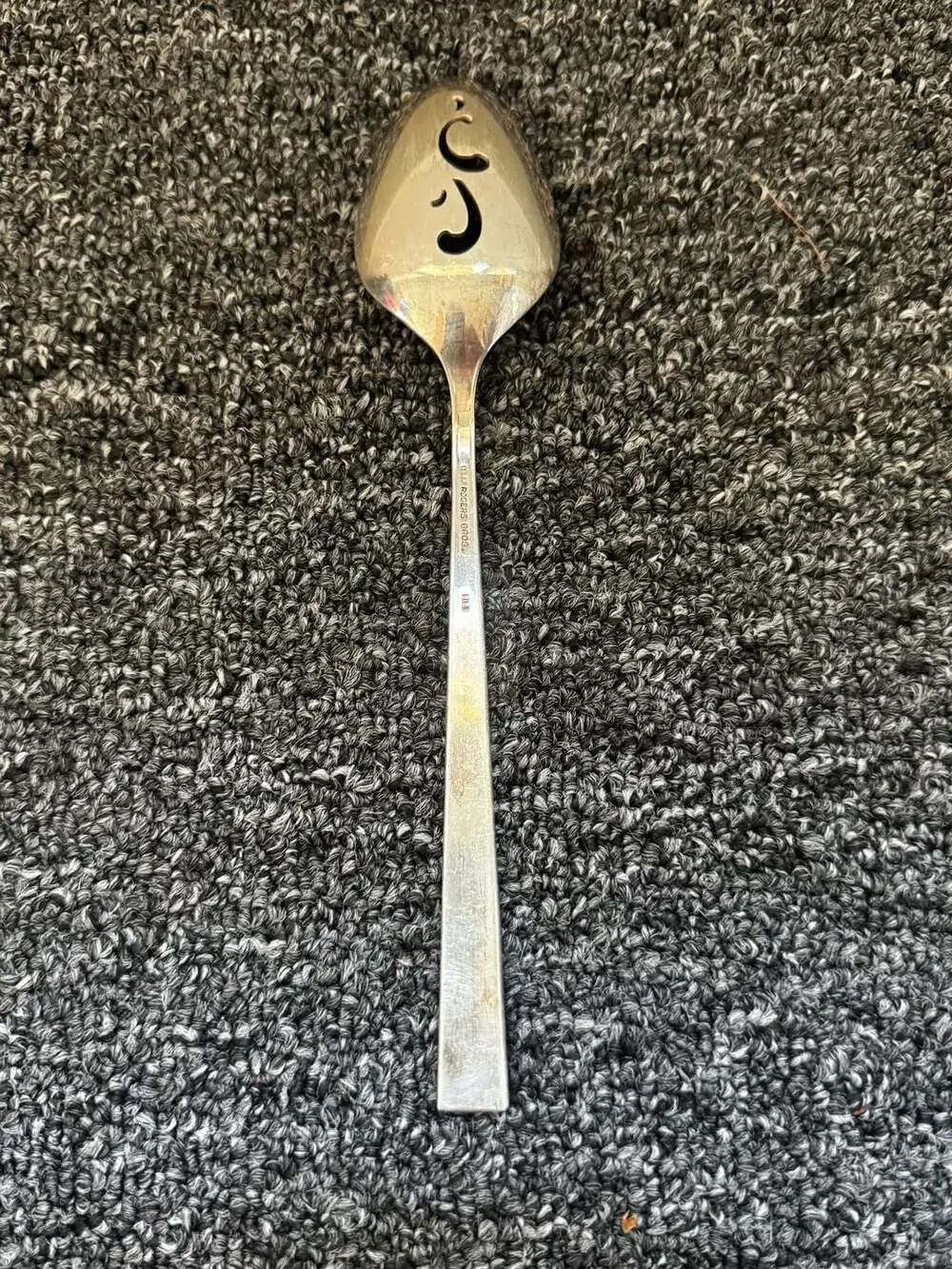 1847 Rogers Bros Silver Lace Silverplate 3pc Serving Spoons incl Pierced Spoon